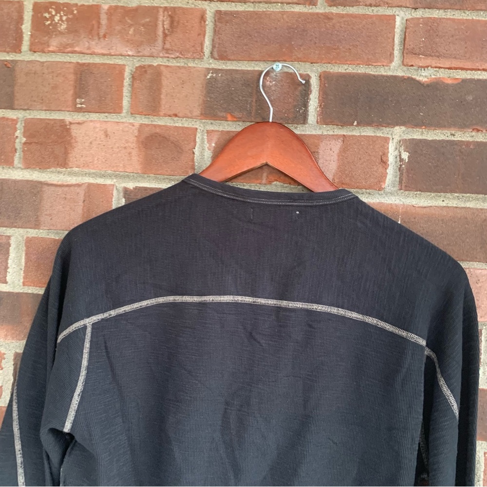 Agave Denim Black Long Sleeve Top Men’s US Medium Regular - Picture 6 of 8